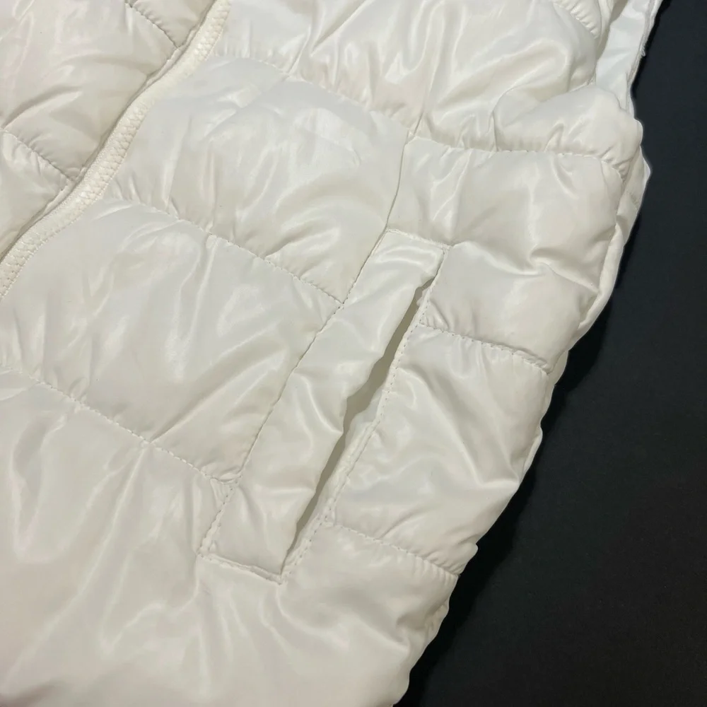 White Puffer Vest